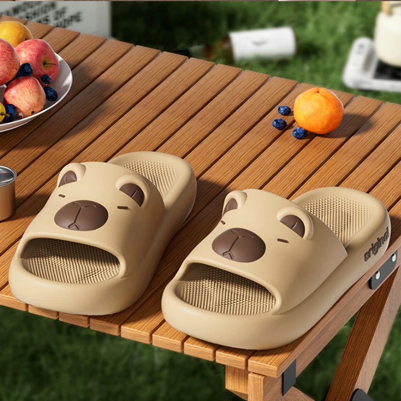 Capybara Cute Cartoon Slippers Sweet Indoor Outdoor Antypoślizgowe slajdy Grube miękkie podeszwy EVA Buty… Capybara Cute Cartoon Slippers Sweet Indoor Outdoor Antypoślizgowe slajdy Grube miękkie podeszwy EVA Buty…