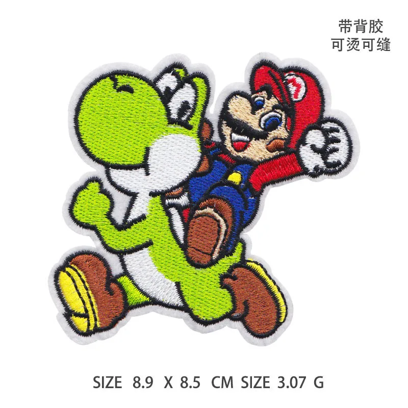 Cartoon Animal Game Haftowane naszywki na ubrania Diy Mushroom Cute Iron On Patches Applique Naklejki…