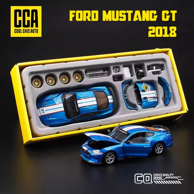 CCA MSZ 1:42 2018 Ford Mustang GT Alloy Toy Car Model Racing Alloy seria montażowa samochodów sportowych Style… CCA MSZ 1:42 2018 Ford Mustang GT Alloy Toy Car Model Racing Alloy seria montażowa samochodów sportowych Style…