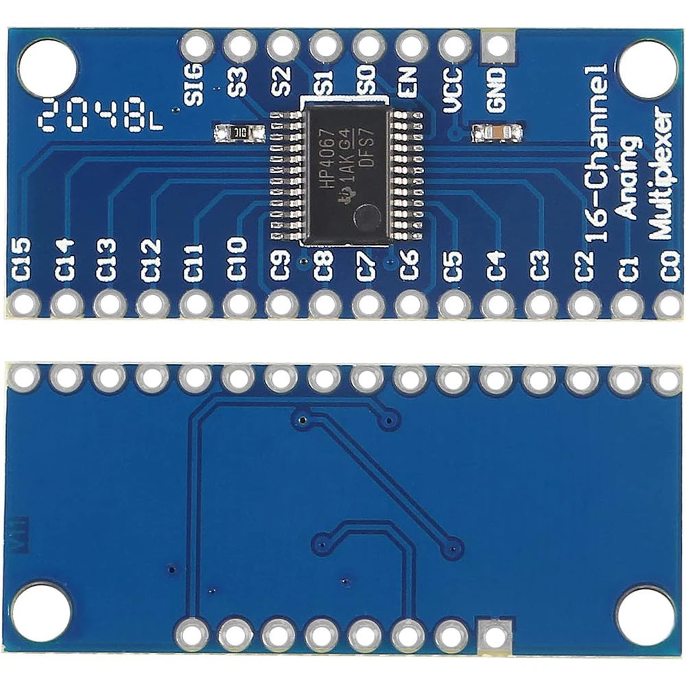 CD74HC4067 CMOS 16-kanałowy 16-kanałowy cyfrowy analogowy moduł rozdzielający multipleksera dla Arduino