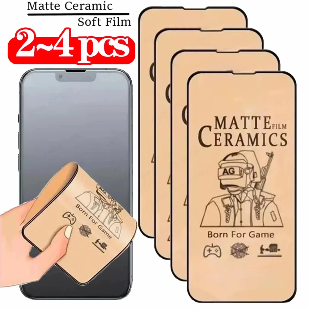 Ceramiczna osłona ekranu do iPhone 17 16 15 14 13 Pro Max Matowa ceramiczna folia do iPhone 11 12 17 Pro…