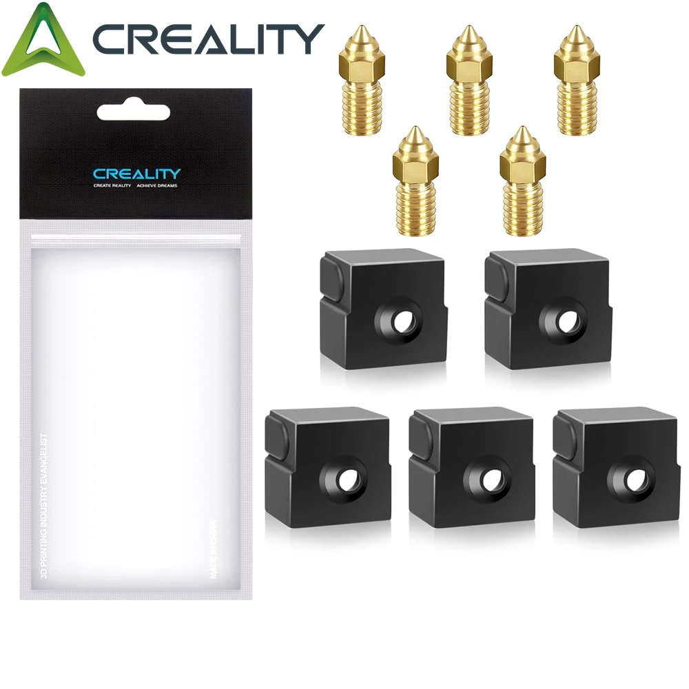 Creality Ender 3 V3 SE 0,4 mm szybkie dysze mosiężne + silikonowa skarpeta do drukarki 3D Ender 5 S1/M6/Ender… Creality Ender 3 V3 SE 0,4 mm szybkie dysze mosiężne + silikonowa skarpeta do drukarki 3D Ender 5 S1/M6/Ender…
