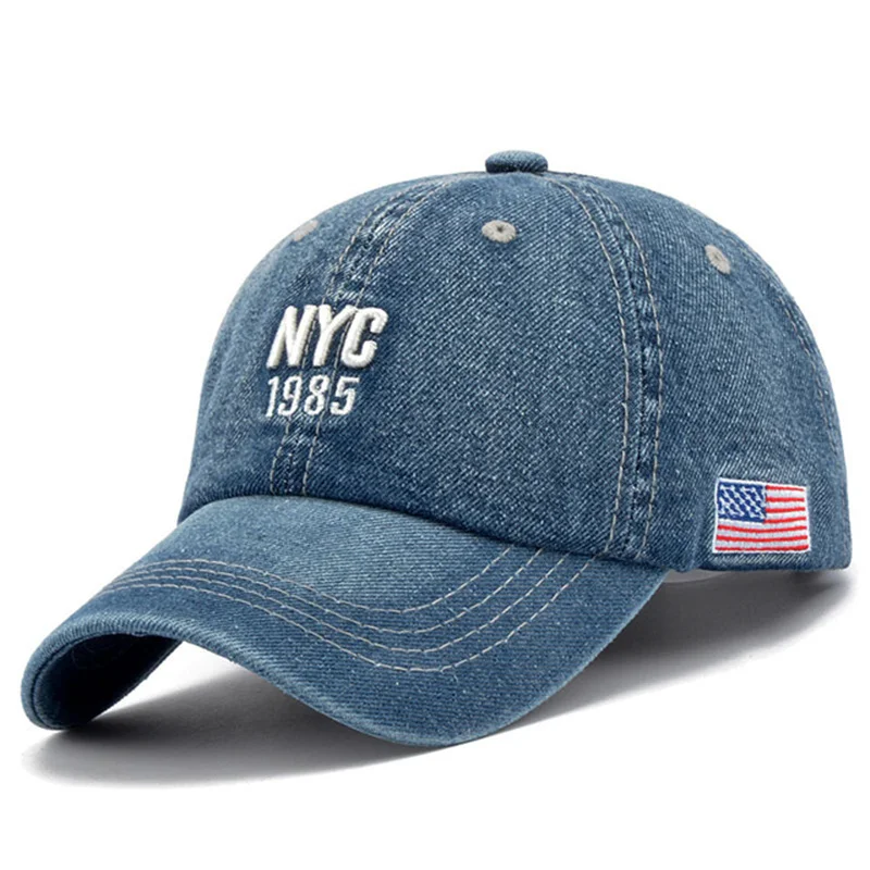 Czapka baseballowa dżinsowa 2026 męska damska haftowana z literami jeansowa czapka typu snapback kaszkiet… Czapka baseballowa dżinsowa 2026 męska damska haftowana z literami jeansowa czapka typu snapback kaszkiet…