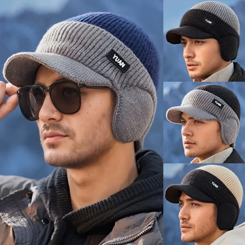 Czapka baseballowa z dzianiny dwukolorowej – Aktywności na świeżym powietrzu | Modna czapka typu dad hat z…