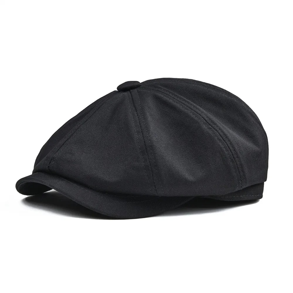 Czapka Newsboy BOTVELA Męska Bawełniana Czapka Twillowa Osiempanelowa Damska Czapka Baker Boy Retro Duże…