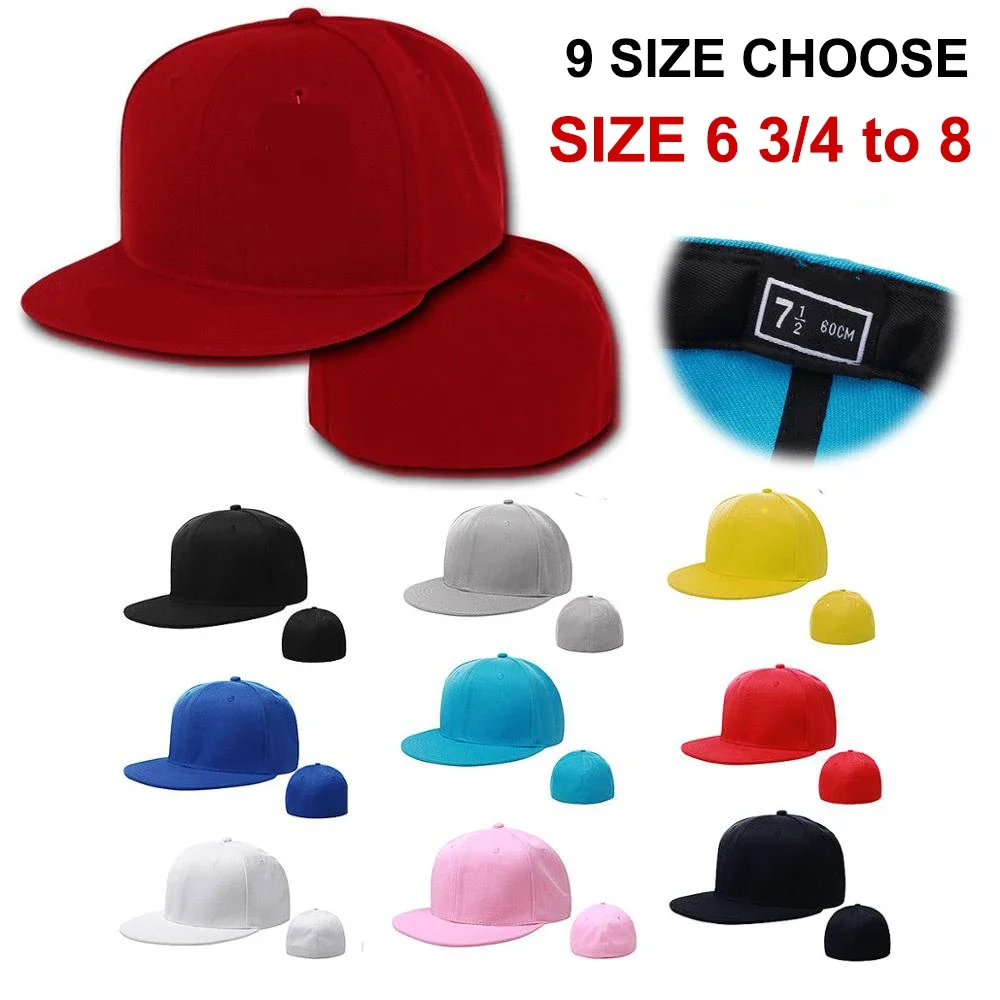 Czapka z daszkiem typu trucker, pełna, dopasowana, nowa, rozmiar plus size, męska, hip-hopowa, gładka… Czapka z daszkiem typu trucker, pełna, dopasowana, nowa, rozmiar plus size, męska, hip-hopowa, gładka…