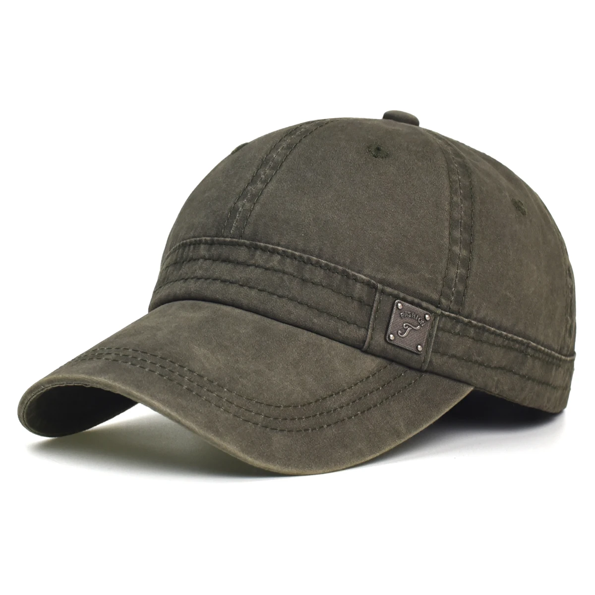 Czapka z daszkiem z pranej bawełny Mężczyźni Kobiety Casual Vintage Dad Hat Regulowany styl Trucker Niski…