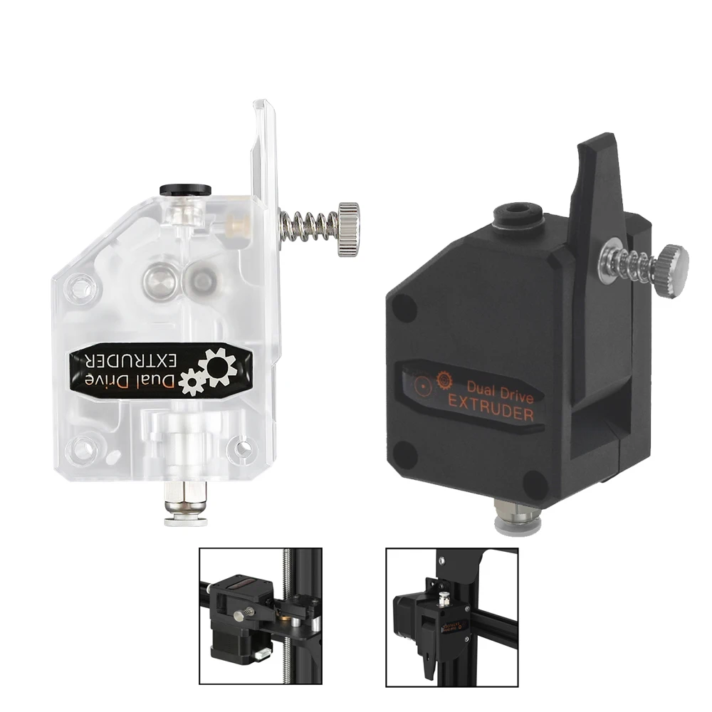 Części do drukarek 3D VORON MK8 Klon ekstrudera Dual Drive Upgrade ekstrudera Bowden Filament 1.75mm do…