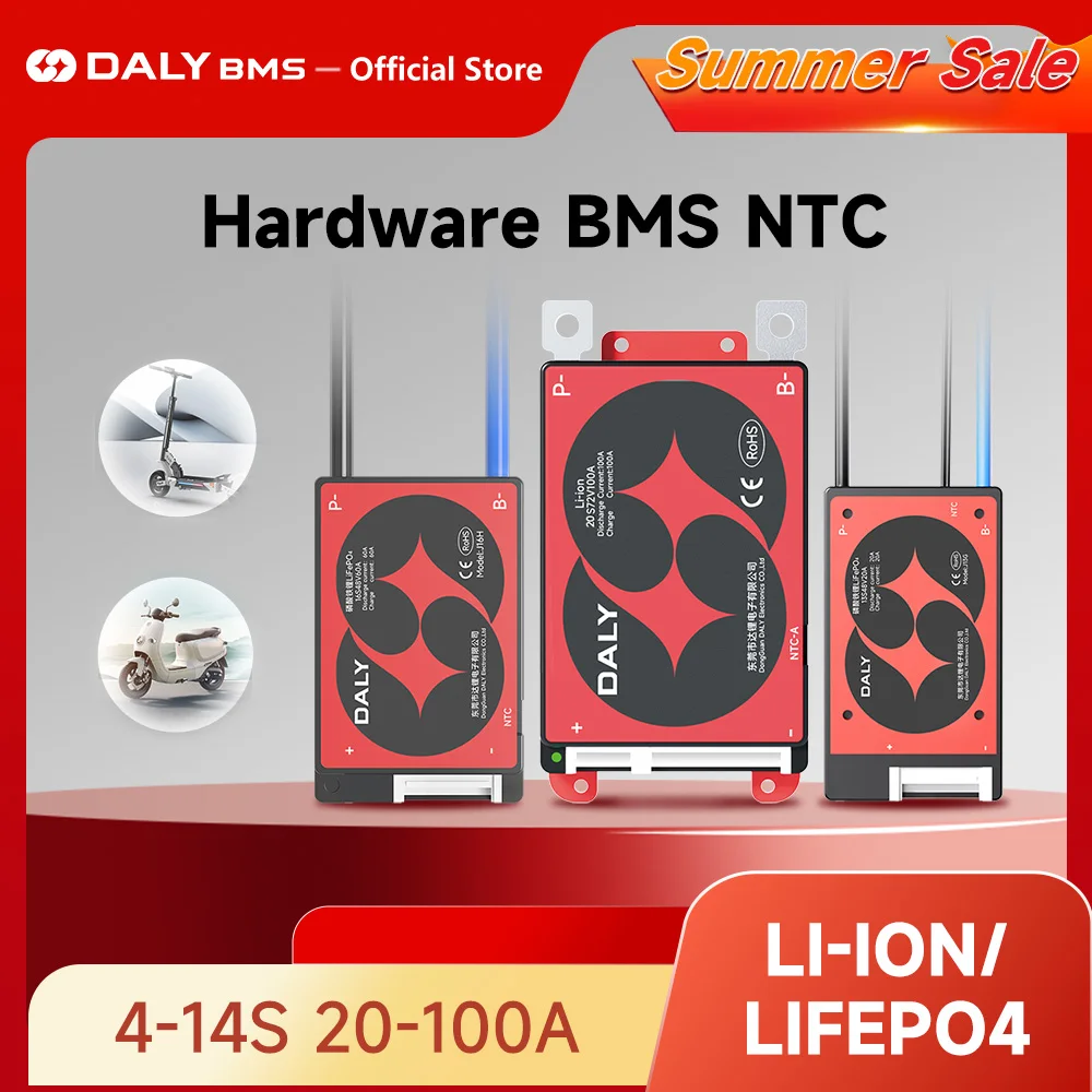 DALY BMS18650 NTC 10S 36V 13S 48V 20A 40A 60A Akumulator litowo-jonowy z balanserem, zabezpieczeniem przed… DALY BMS18650 NTC 10S 36V 13S 48V 20A 40A 60A Akumulator litowo-jonowy z balanserem, zabezpieczeniem przed…