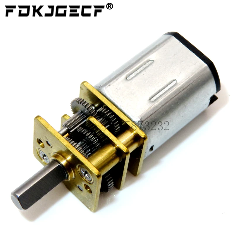 DC 3V/6V/12V N20 Mini mikro Metal motoreduktor z motoreduktorem prądu stałego…