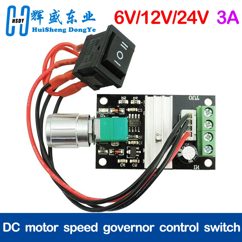 DC 6V 12V 24V 28V 3A 80W Regulator prędkości silnika DC PWM Regulowany przełącznik odwracalny 1203BB Sterownik… DC 6V 12V 24V 28V 3A 80W Regulator prędkości silnika DC PWM Regulowany przełącznik odwracalny 1203BB Sterownik…