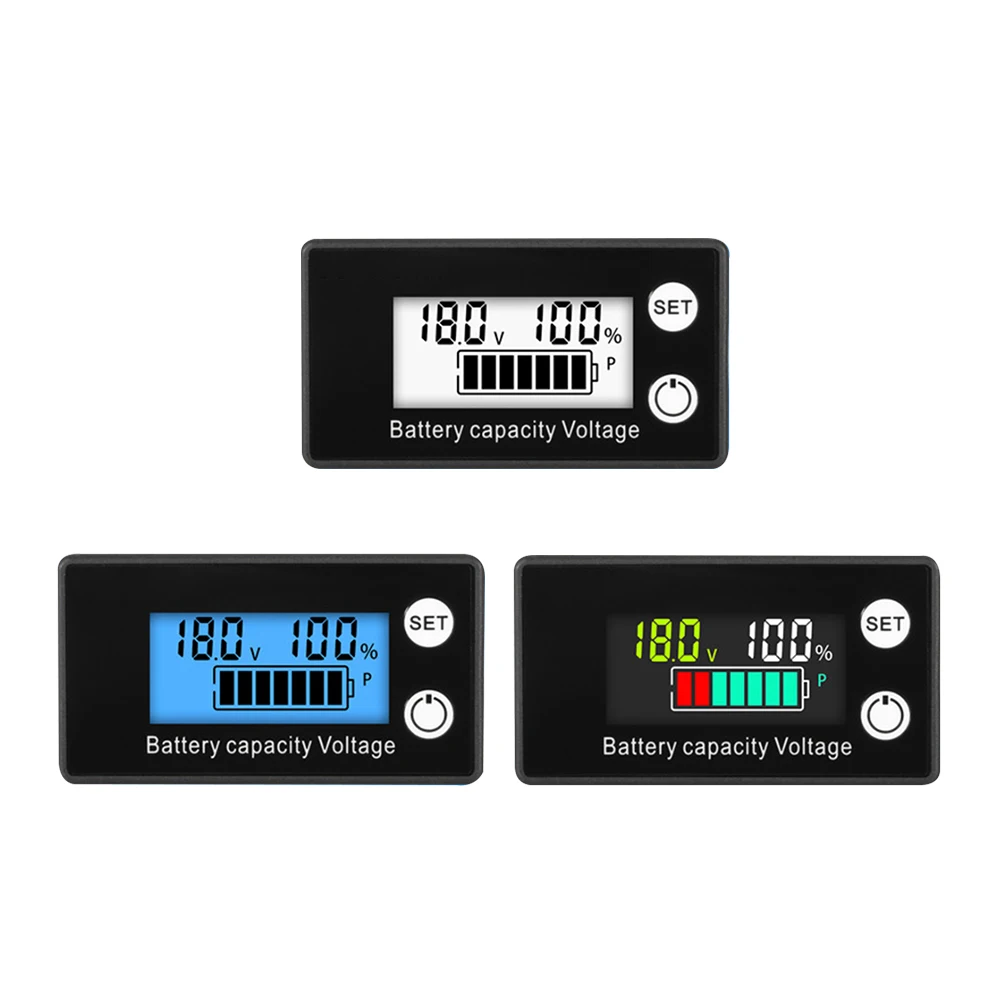 DC8-100V Miernik cyfrowy LCD 6133A Wskaźnik pojemności akumulatora Litowo-jonowy akumulator fosforanowy 12V…