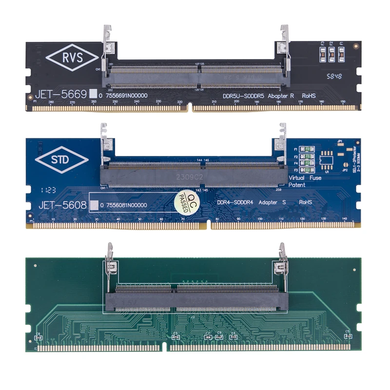 DDR3 DDR4 DDR5 do tak-DIMM złącza adapterów Laptop pamięci RAM DDR3/4/5 Sodimm do Dimm Riser 240pin 288pin…