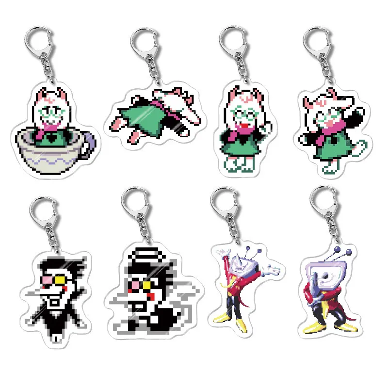 Deltarune Tenna Nowe Akrylowe Popularne Produkty Relaterowane Zabawne Breloczki Zawieszki do Toreb Wersja Q… Deltarune Tenna Nowe Akrylowe Popularne Produkty Relaterowane Zabawne Breloczki Zawieszki do Toreb Wersja Q…