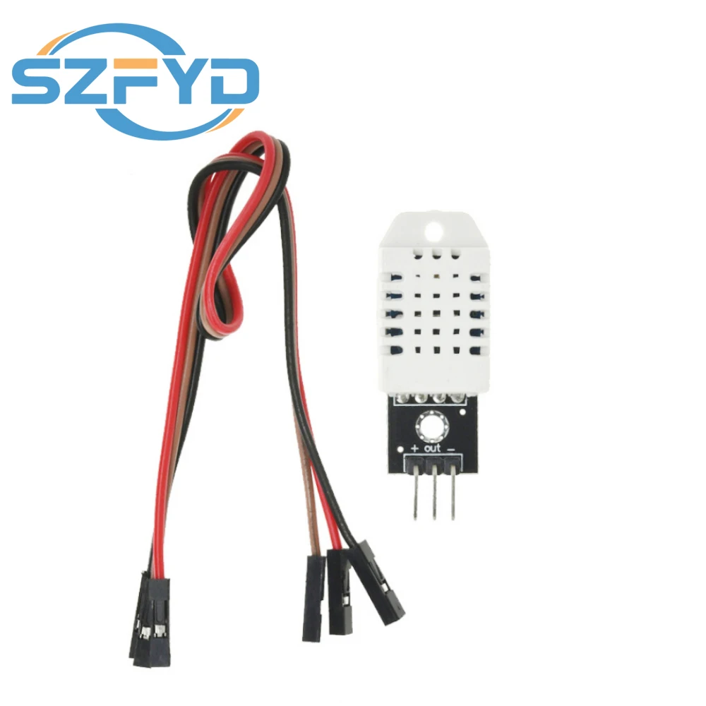 DHT22 Cyfrowy moduł czujnika temperatury i wilgotności z pojedynczą magistralą AM2302 Elektroniczne klocki…
