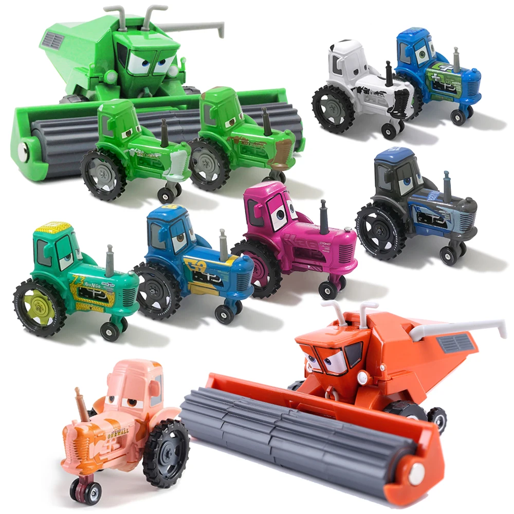 Disney Auta 2 Samochodziki Zabawki Harvester Frank Traktor Chewall Farmland Guardian Model Samochodu z Odlewu… Disney Auta 2 Samochodziki Zabawki Harvester Frank Traktor Chewall Farmland Guardian Model Samochodu z Odlewu…
