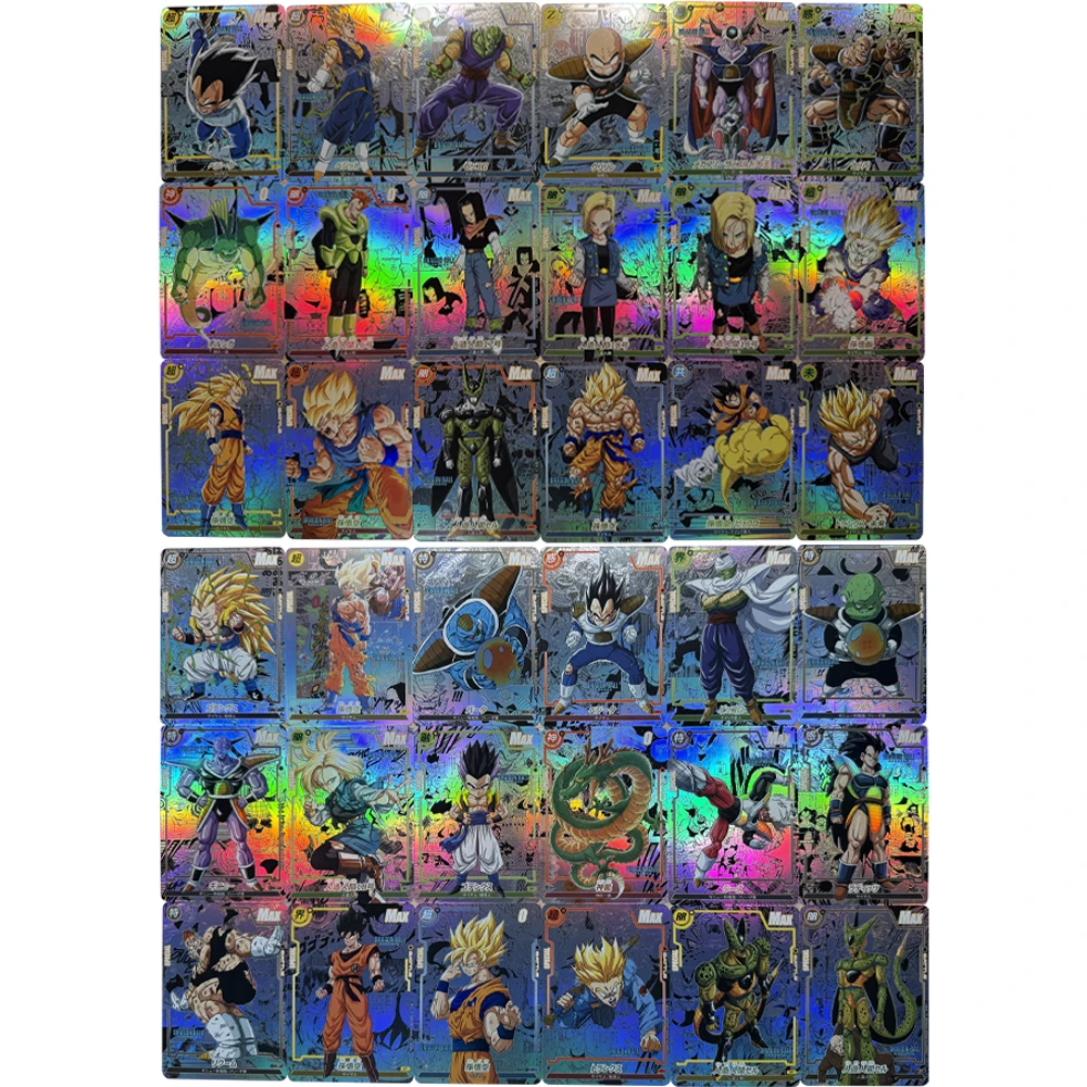 DIY Anime Dragon Ball TCG Kolekcja Kart Son Goku Burdock Son Gohan Chichi Manga Karty z Efektem Refrakcyjnym i… DIY Anime Dragon Ball TCG Kolekcja Kart Son Goku Burdock Son Gohan Chichi Manga Karty z Efektem Refrakcyjnym i…