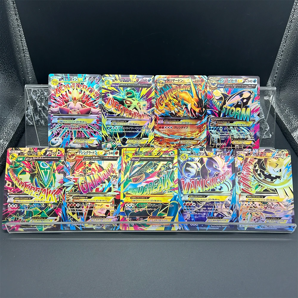 DIY Anime Proxy PTCG Karta Kolekcjonerska 2015 FA/M RAYQUAZA EX BANDIT RING-1ST ED. # 095 Mewtwo Japońska…