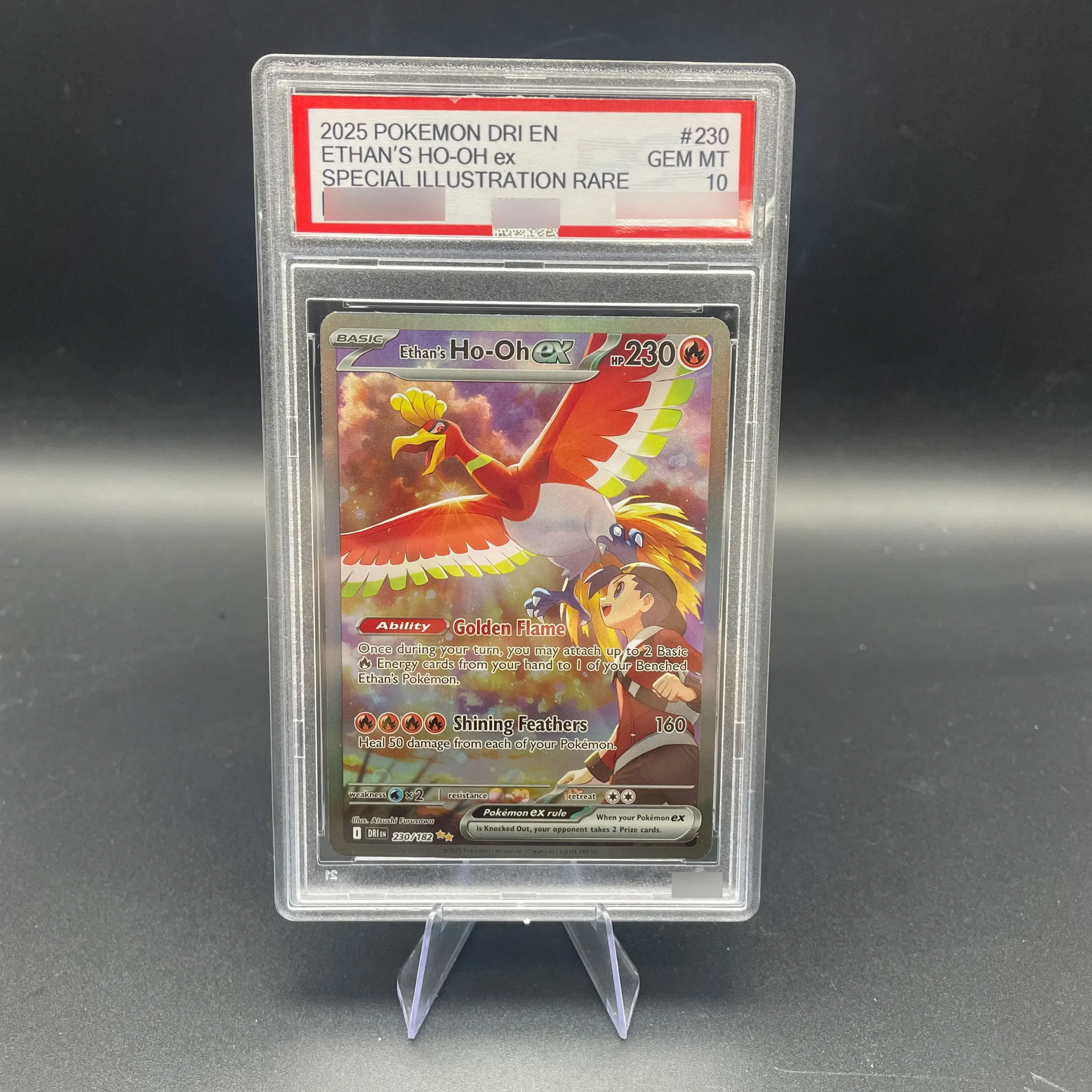 DIY Anime PTCG 2025 ETHAN’S HO-OH ex Angielska wersja Karta ocenowa Kolekcja kart Karta ocenowa 10-punktowa… DIY Anime PTCG 2025 ETHAN’S HO-OH ex Angielska wersja Karta ocenowa Kolekcja kart Karta ocenowa 10-punktowa…