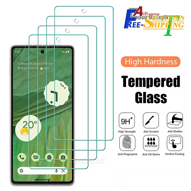Dla Google Pixel 7 Screen Protector Szkło hartowane Crystal Mica 9H HD Przezroczysty, wysoki stopień…