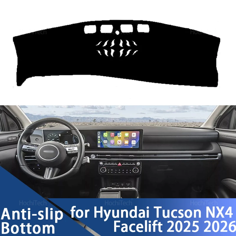 Dla Hyundai Tucson NX4 Facelift 2025 2026 Pokrywa Deski Rozdzielczej Mata Deski Rozdzielczej Osłona…