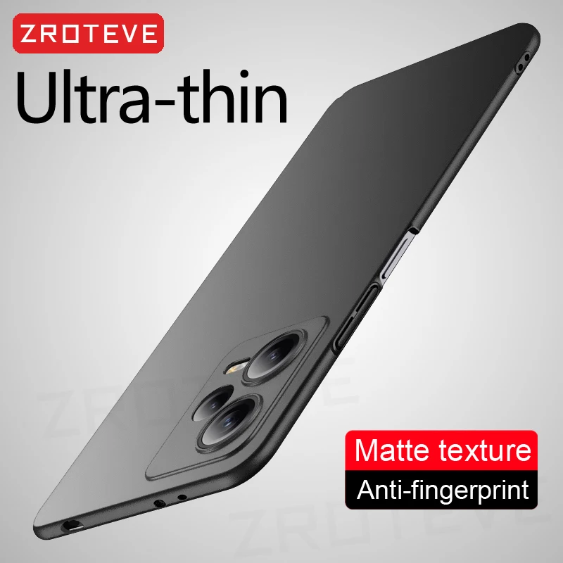 Dla PocoX5 Case ZROTEVE Slim Hard PC matowy pokrowiec na Xiaomi Poco X5 X6 X7 X4 Pro 5G Xiomi Mi Pocophone X3…