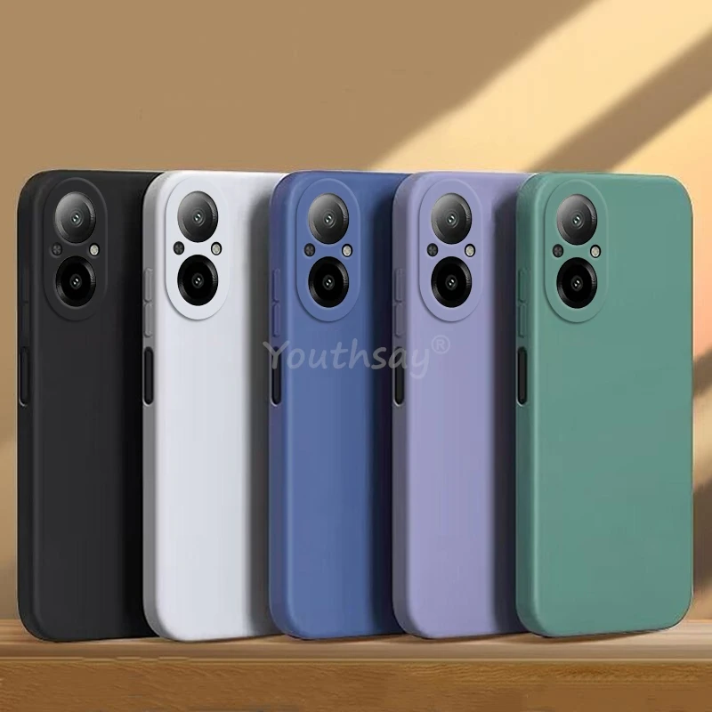 Dla Realme C67 Etui Realme C67 Pokrowiec Płynny Silikon Zwykły Miękki TPU Anti-drop Capa Pokrowiec na Telefon… Dla Realme C67 Etui Realme C67 Pokrowiec Płynny Silikon Zwykły Miękki TPU Anti-drop Capa Pokrowiec na Telefon…