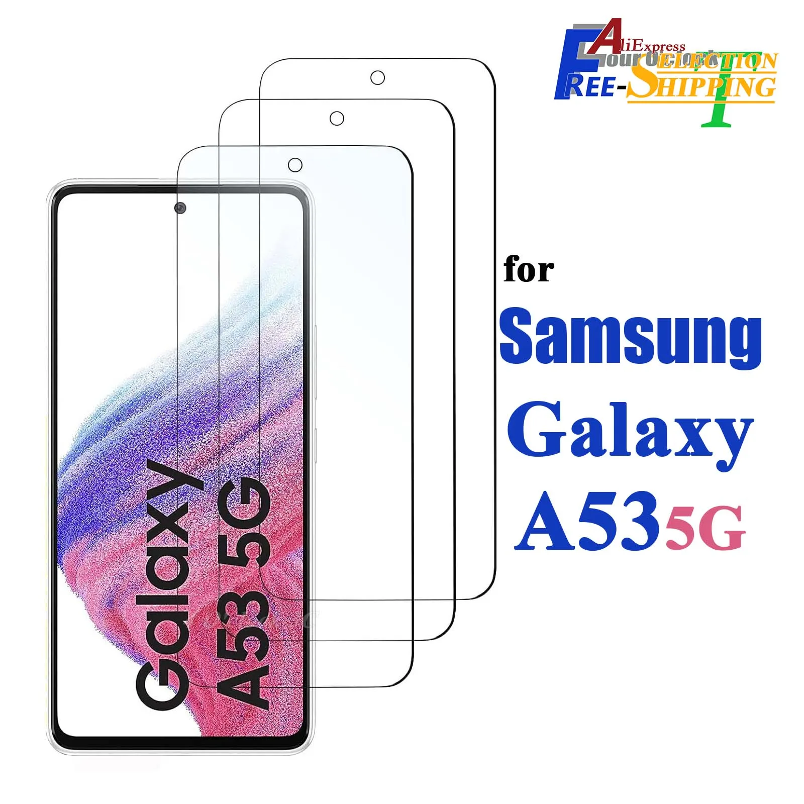 Dla Samsung Galaxy A53 5G 6,5 cala Ochraniacz ekranu Szkło hartowane Crystal Mica 9H Ochronne HD Przezroczyste…