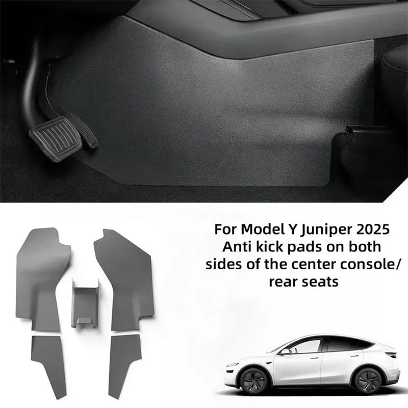 Dla Tesla Model Y Juniper 2025 Central Control Side Anti Kick Pad Rear Air Vent Anti Kick Board Akcesoria do… Dla Tesla Model Y Juniper 2025 Central Control Side Anti Kick Pad Rear Air Vent Anti Kick Board Akcesoria do…