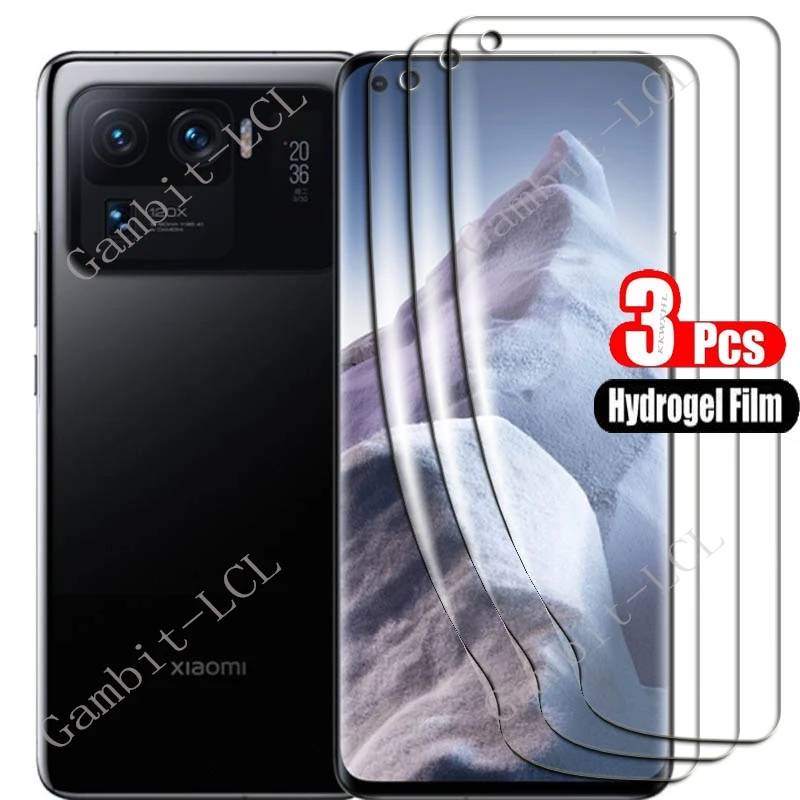 Dla Xiaomi Mi 11 Ultra 6.81 „Mi11Ultra Mi11 11Ultra hydrauliczna HD miękka folia hydrożelowa pełna ochronna…