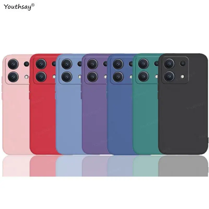 Dla Xiaomi Redmi Note 14S Etui Redmi Note 14S Cover Funda Coque Miękkie oryginalne etui z płynnego silikonu…