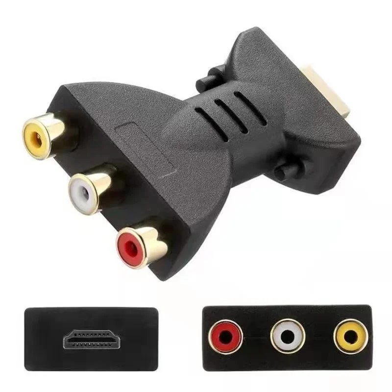 Do HD TV BOX HD 1080P RCA AV do HDMI kompatybilny adapter kompozytowy AV2HDMI Kabel audio-wideo HDMI TO AV z… Do HD TV BOX HD 1080P RCA AV do HDMI kompatybilny adapter kompozytowy AV2HDMI Kabel audio-wideo HDMI TO AV z…