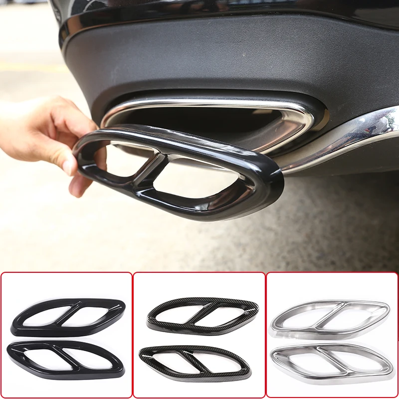 Do Mercedes Benz A B C E GLA GLC GLE GLS CLS Klasa Stal nierdzewna Samochodowy tylny tłumik wydechowy Osłona… Do Mercedes Benz A B C E GLA GLC GLE GLS CLS Klasa Stal nierdzewna Samochodowy tylny tłumik wydechowy Osłona…