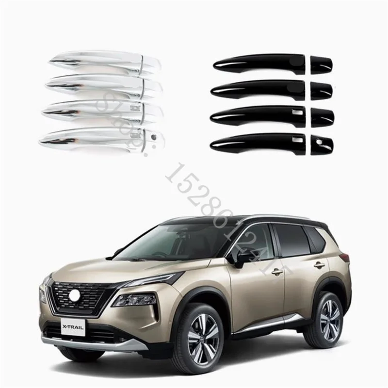Do Nissan X-Trail X Trail Rogue T33 2023~2025 ABS Chromowana Osłona Klamki Drzwi Pokrywa Klamki Samochodowej… Do Nissan X-Trail X Trail Rogue T33 2023~2025 ABS Chromowana Osłona Klamki Drzwi Pokrywa Klamki Samochodowej…