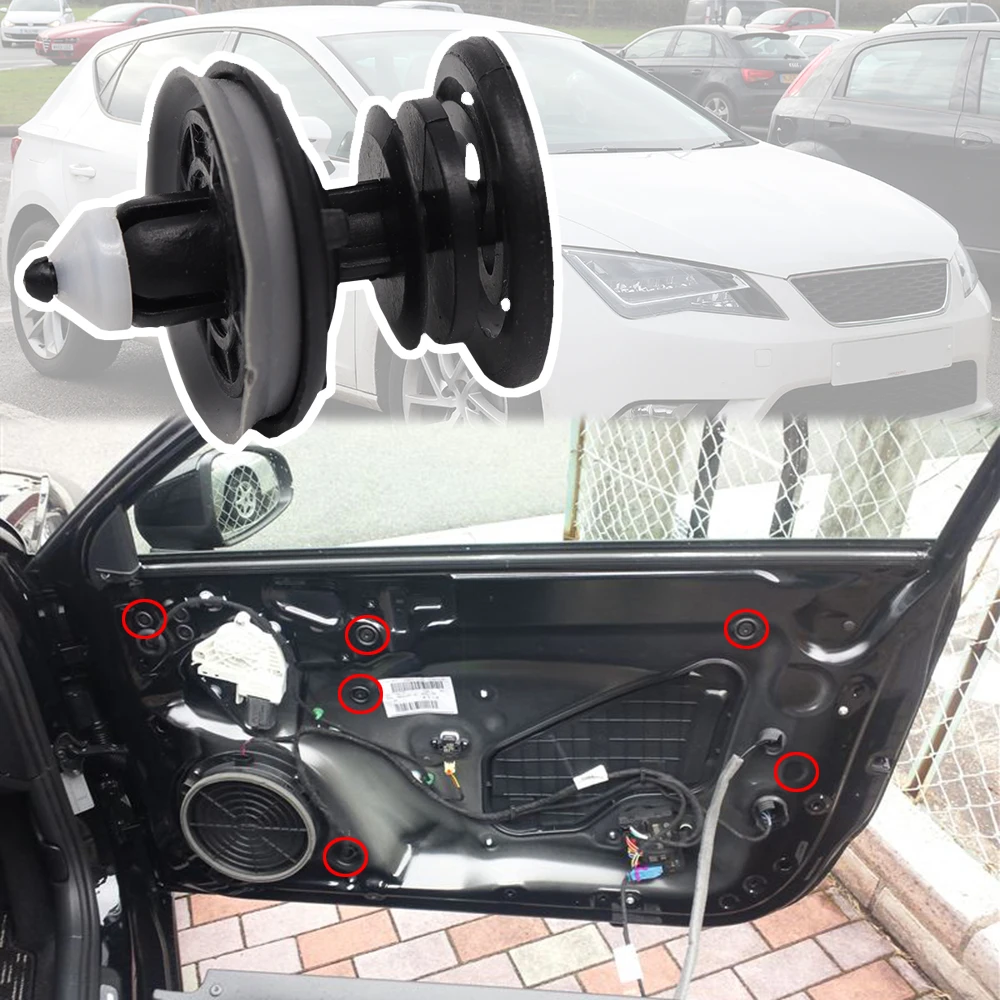 Do SEAT Leon Mk3 5F 2020 2019 2018 2017 2018 – 2012 Klipsy do paneli drzwi samochodowych Wewnętrzne elementy… Do SEAT Leon Mk3 5F 2020 2019 2018 2017 2018 – 2012 Klipsy do paneli drzwi samochodowych Wewnętrzne elementy…