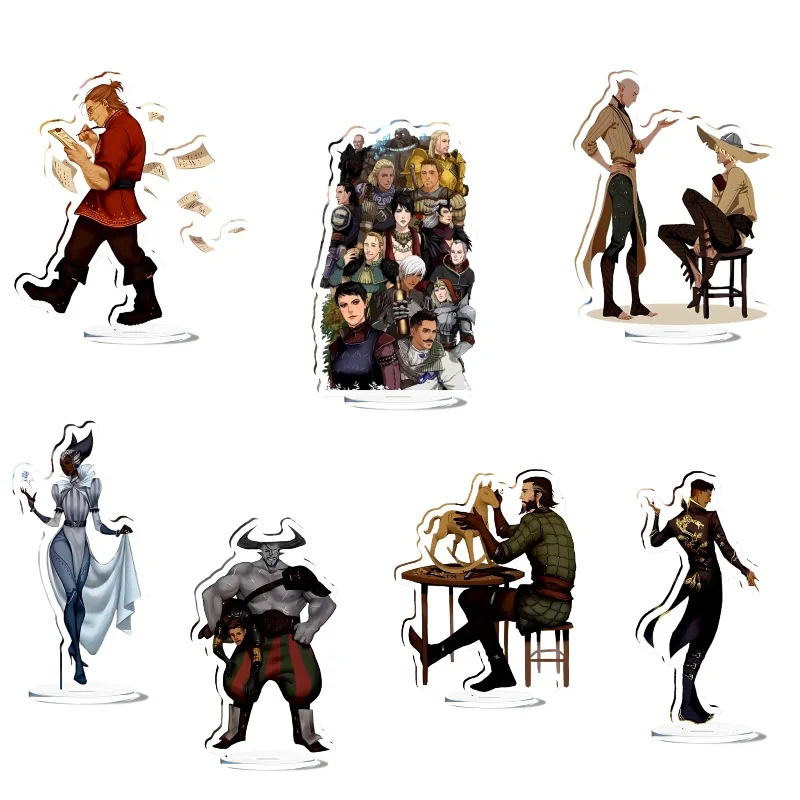 Dragon Age Popularna Figurka Modelowa Dekoracja Oryginalna Ozdoba na Biurko Prezent dla Fanów Inquisition… Dragon Age Popularna Figurka Modelowa Dekoracja Oryginalna Ozdoba na Biurko Prezent dla Fanów Inquisition…