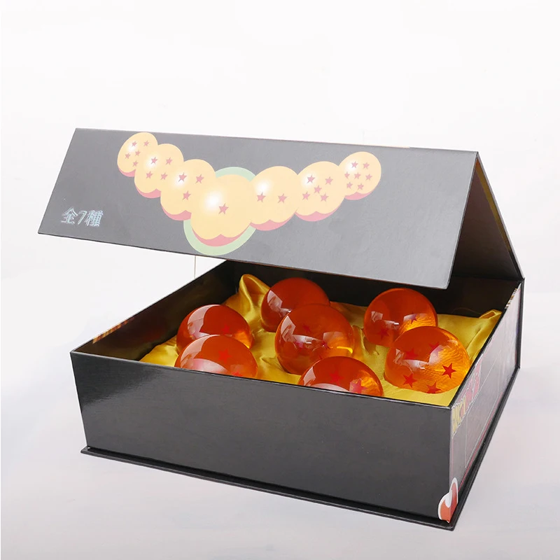 Dragon Ball 7 szt./zestaw 1:1 Kryształowa kula 3,5 cm Figurki Akcji Zabawki Powołuj Shenrona Kule Życzeń…