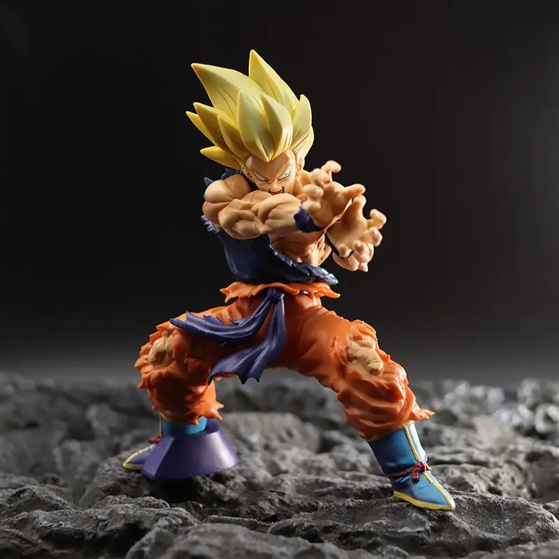Dragon Ball Z Son Goku Anime rysunek szkody w bitwie Shockwave Manga statua pcv figurka kolekcjonerska Model…