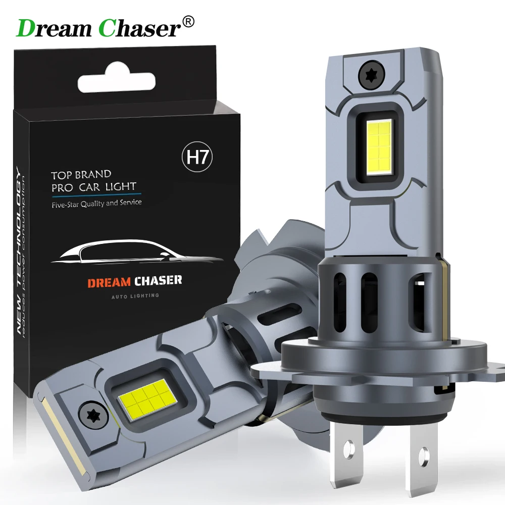 Dream Chaser 20000LM Mini H7 LED Żarówka reflektora bezprzewodowa 120W CSP do reflektorów samochodowych Auto…