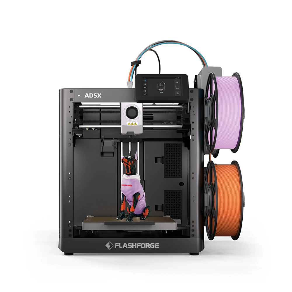 Drukarka 3D FLASHFORGE AD5X Wielokolorowe Drukowanie Inteligentny System Filamentu Automatyczne Poziomowanie…