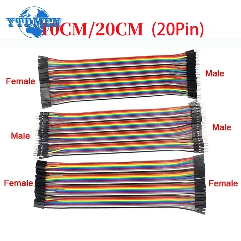 Dupont Line 10cm 20cm Dupont Cables Male to Male Female to Female Male to Female Jumper Wire, for Arduino DIY…
