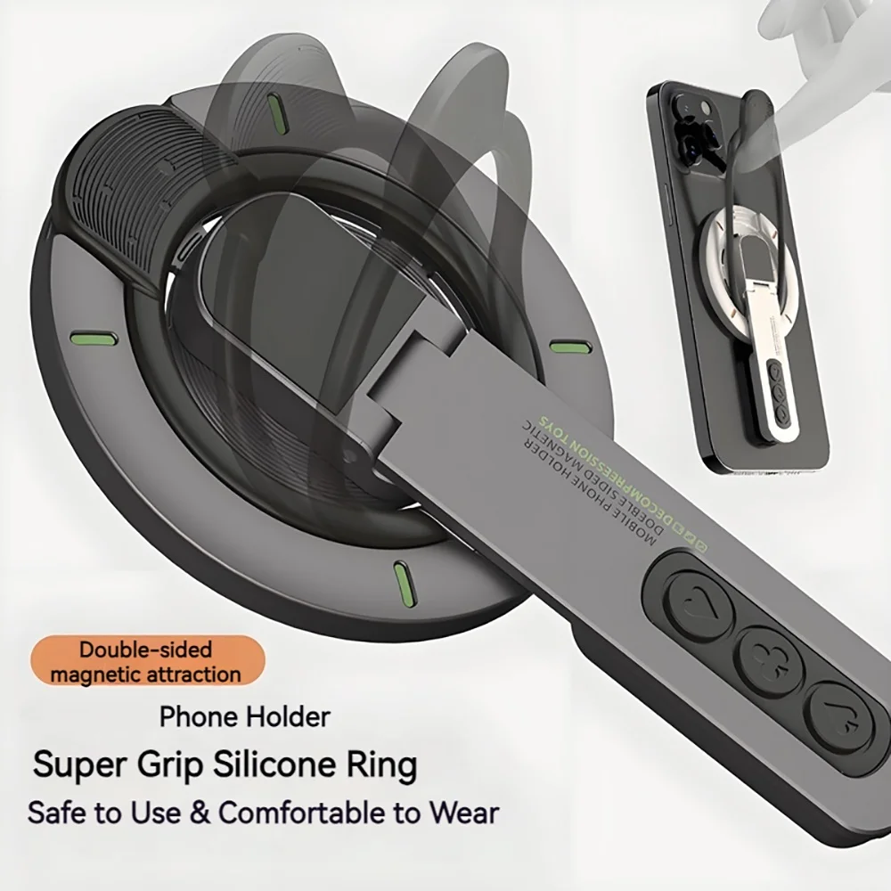 Dwustronny Magnetyczny Uchwyt na Telefon Obrotowy Stojak na Telefon Komórkowy do Biurka do iPhone 17 16… Dwustronny Magnetyczny Uchwyt na Telefon Obrotowy Stojak na Telefon Komórkowy do Biurka do iPhone 17 16…