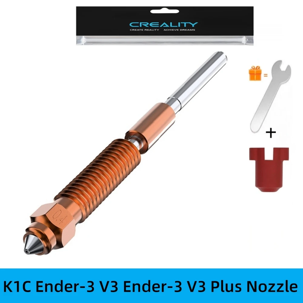  Dysza Creality Quick-Swap do K1 Max K1C Ender-3 V3/Ender 3 V3 Plus/K2 SE, dysza ze stali hartowanej…