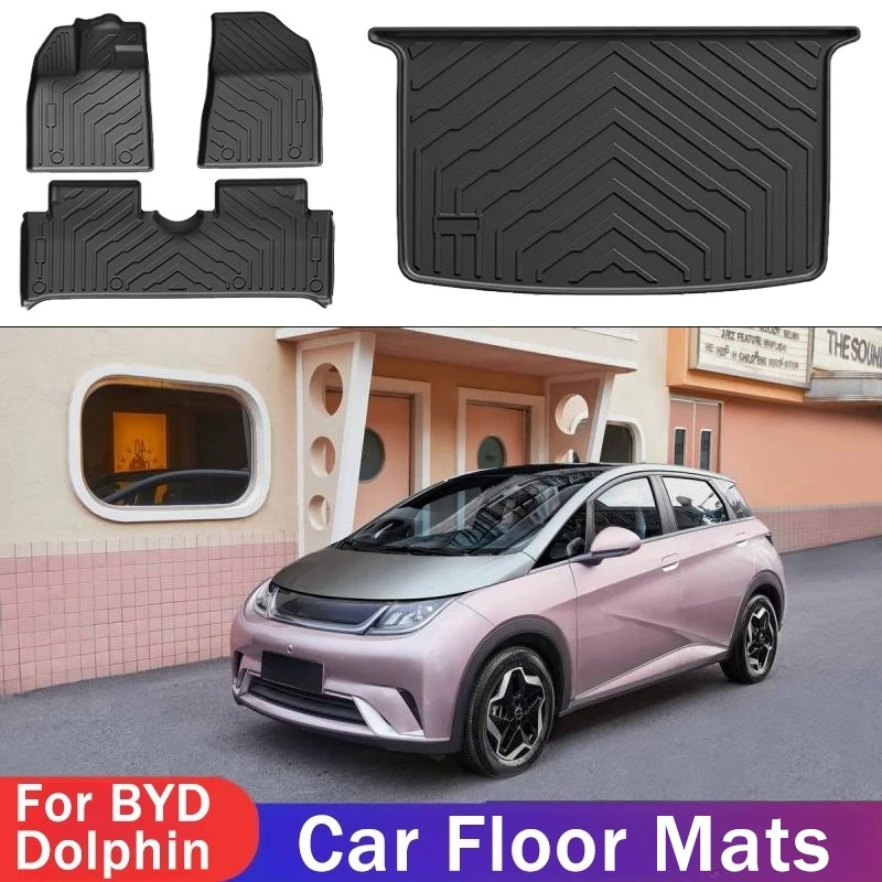 Dywaniki pod nogi i dywaniki bagażnika TPE do BYD Dolphin LHD 2021 – 2025 Wodoodporne i antypoślizgowe… Dywaniki pod nogi i dywaniki bagażnika TPE do BYD Dolphin LHD 2021 – 2025 Wodoodporne i antypoślizgowe…
