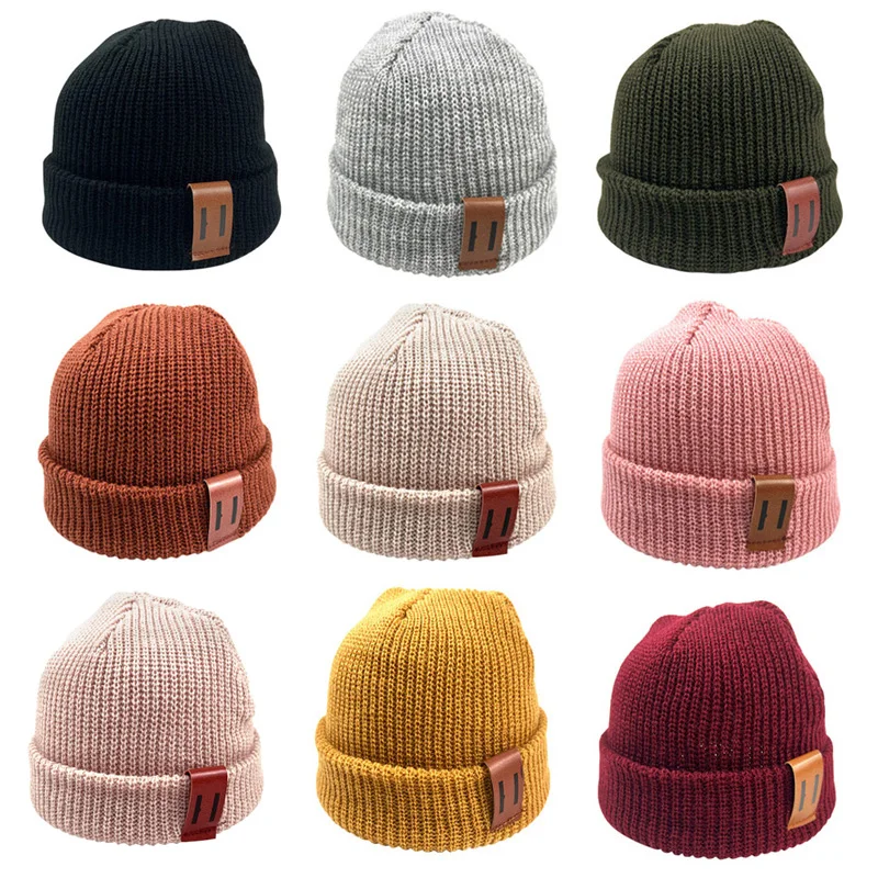 Dzianinowa czapka dziecięca Zimowa wiosna Dziecięca czapka typu beanie dla dziewczynek Chłopcy Akcesoria dla…