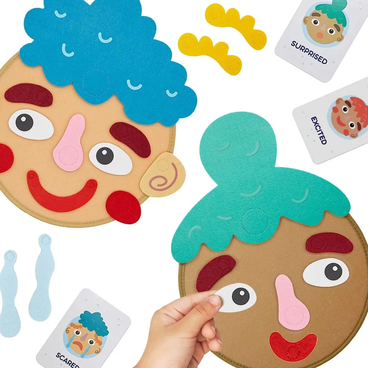 Dziecięca gra Montessori z wyrazem twarzy Emotional Change Toys z 9 kartami Przedszkole Nauka Zabawki… Dziecięca gra Montessori z wyrazem twarzy Emotional Change Toys z 9 kartami Przedszkole Nauka Zabawki…