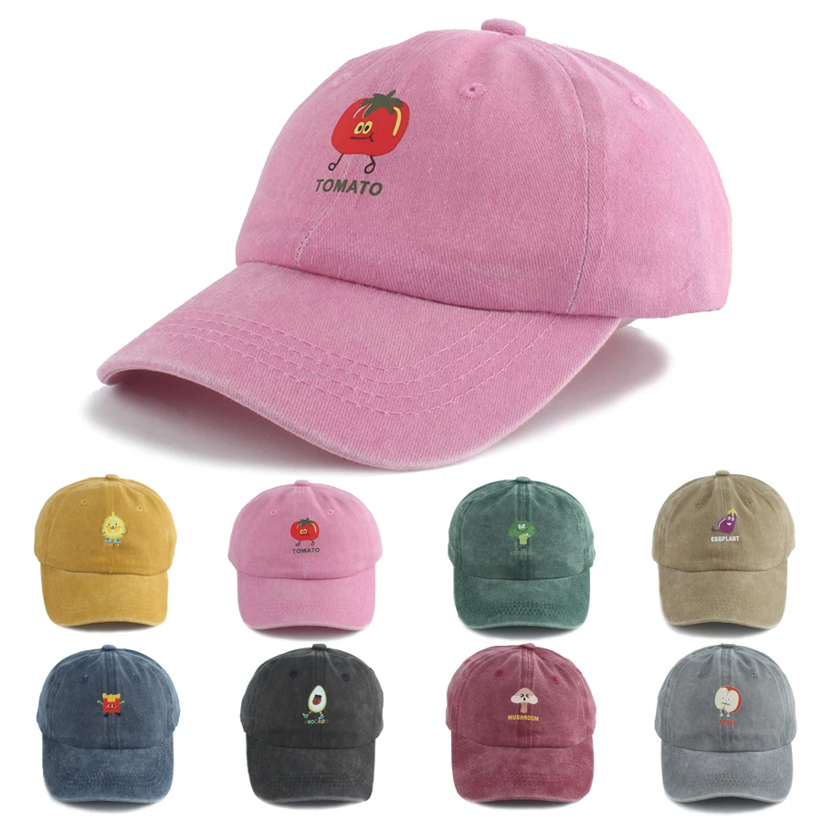 Dziecięca regulowana czapka z daszkiem Baby Girl Boy Summer Washed Denim Sun Protection Snapback Cap Cute Sun…