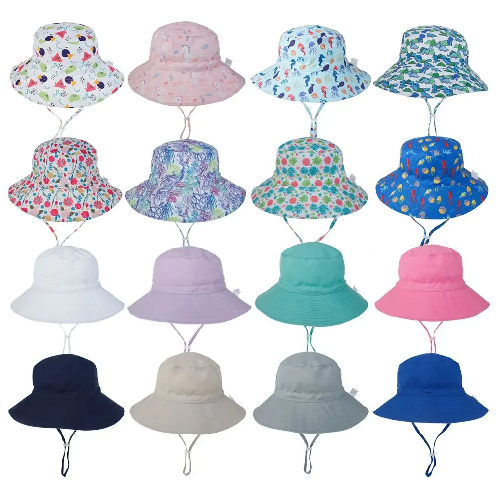 Dziewczęta chłopcy Outdoor Anti UV czapka plażowa letnie dziecko kapelusz przeciwsłoneczny czepek pływacki dla… Dziewczęta chłopcy Outdoor Anti UV czapka plażowa letnie dziecko kapelusz przeciwsłoneczny czepek pływacki dla…
