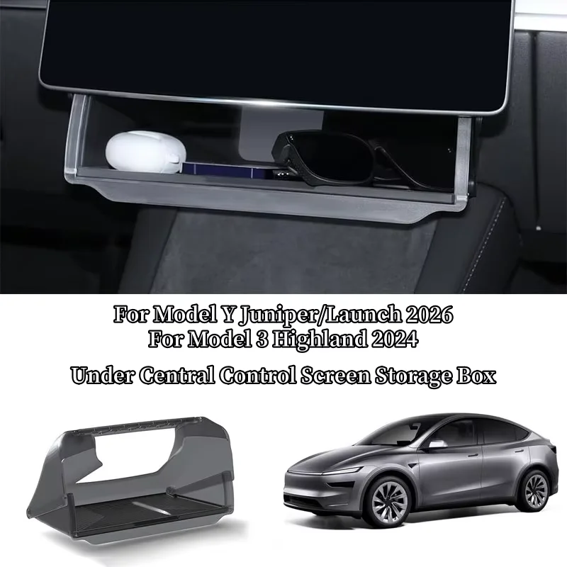 Ekran konsoli środkowej pod schowkiem do Tesla Model 3/Y Juniper/Launch 2026, ukryty organizer schowkowy w… Ekran konsoli środkowej pod schowkiem do Tesla Model 3/Y Juniper/Launch 2026, ukryty organizer schowkowy w…