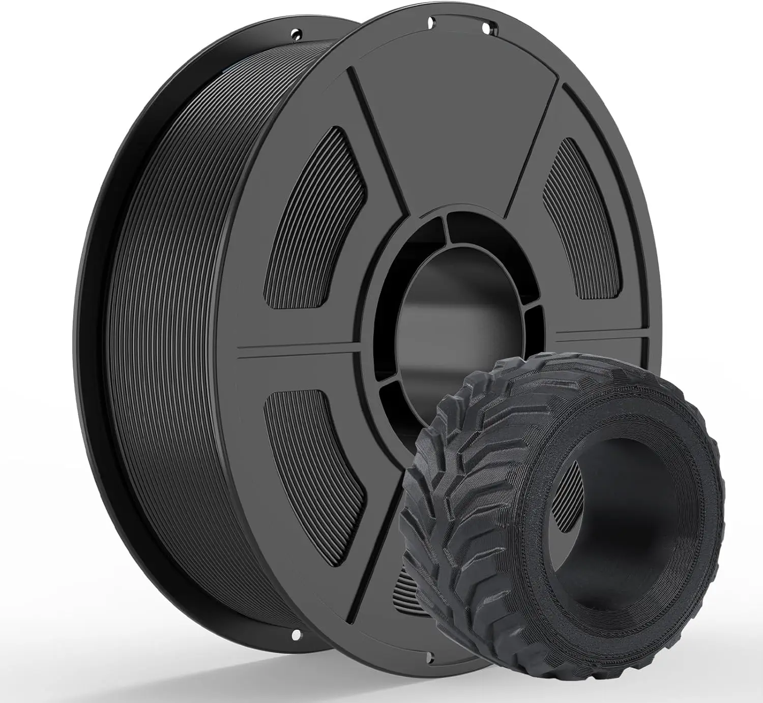 Elastyczny filament TPU 1.75mm 95A do szybkiego drukowania 3D, dokładność wymiarowa +/- 0.03mm, szpula 250g Elastyczny filament TPU 1.75mm 95A do szybkiego drukowania 3D, dokładność wymiarowa +/- 0.03mm, szpula 250g